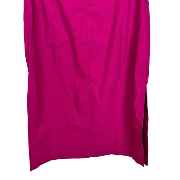 Vintage Express Stretch Strapless Fuchsia Sheath Mini Cocktail Dress Sz 13/14 - Picture 7 of 9